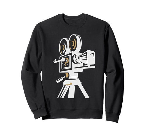 Movie Camera Sweatshirt - Fun Novelty Design Unisex - T-Shirt, Sweatshirt, Hoodie