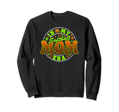Softball Mom Era Mothers Game Day Sweatshirt - Minimalist Print Men Women - T-Shirt, Sweatshirt, Hoodie