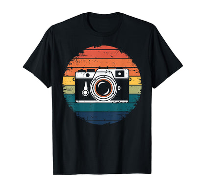 Photography Camera Silhouette T-Shirt - Streetwear Style Men Women - T-Shirt, Sweatshirt, Hoodie