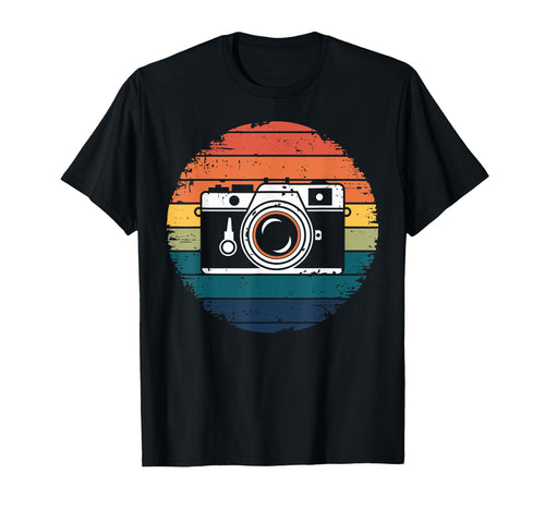 Photography Camera Silhouette T-Shirt - Streetwear Style Men Women - T-Shirt, Sweatshirt, Hoodie