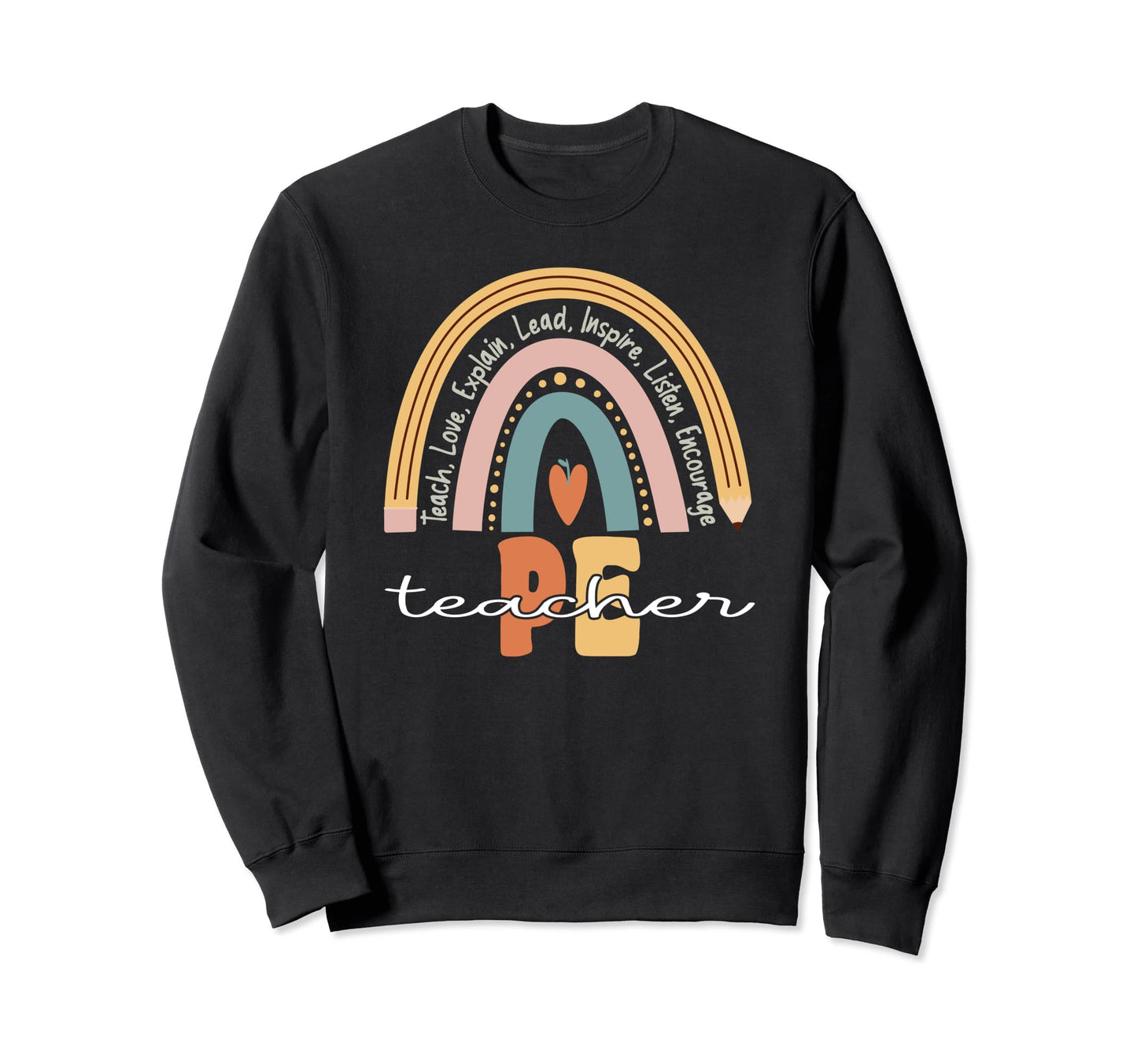 Sport Teacher Groovy Teacher Sweatshirt - Casual Everyday Wear Unisex - T-Shirt, Sweatshirt, Hoodie