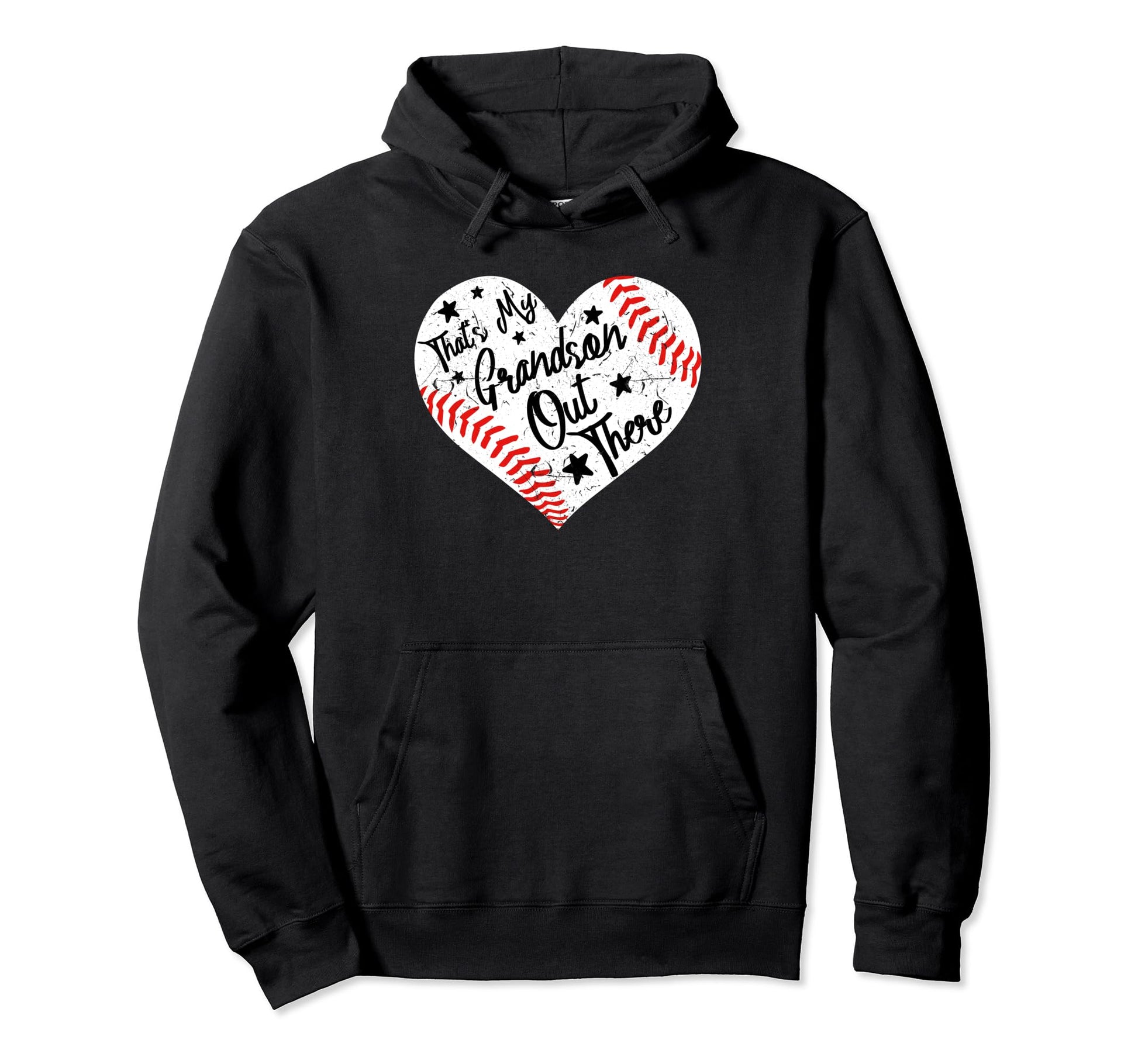 Thats My Grandson Out There Baseball Hoodie - Unique Graphic Men Women - T-Shirt, Sweatshirt, Hoodie