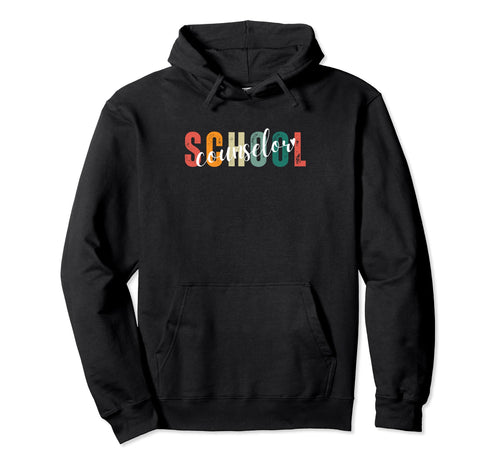 School Counselor Rainbow Hoodie - Streetwear Style for Adults - T-Shirt, Sweatshirt, Hoodie
