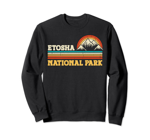 Etosha National Park Mountain Trees Sweatshirt - Graphic Print Men Women - T-Shirt, Sweatshirt, Hoodie