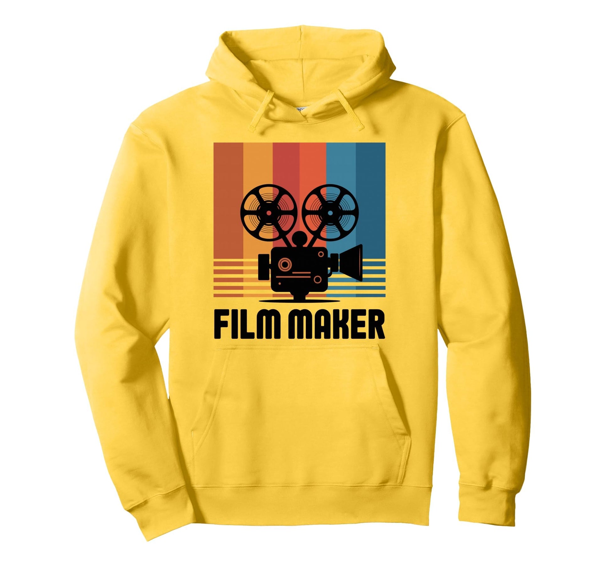 Film Maker Camera Filmmaking Crew Hoodie - Trendy Graphic Unisex - T-Shirt, Sweatshirt, Hoodie