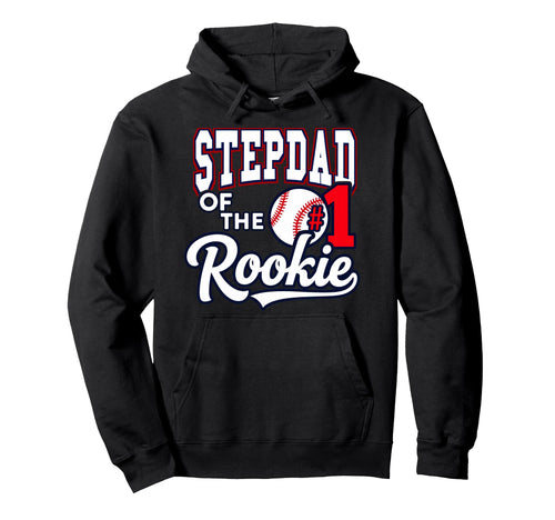 Stepfather Stepdad Number 1 Rookie Hoodie - Minimalist Print Men Women - T-Shirt, Sweatshirt, Hoodie