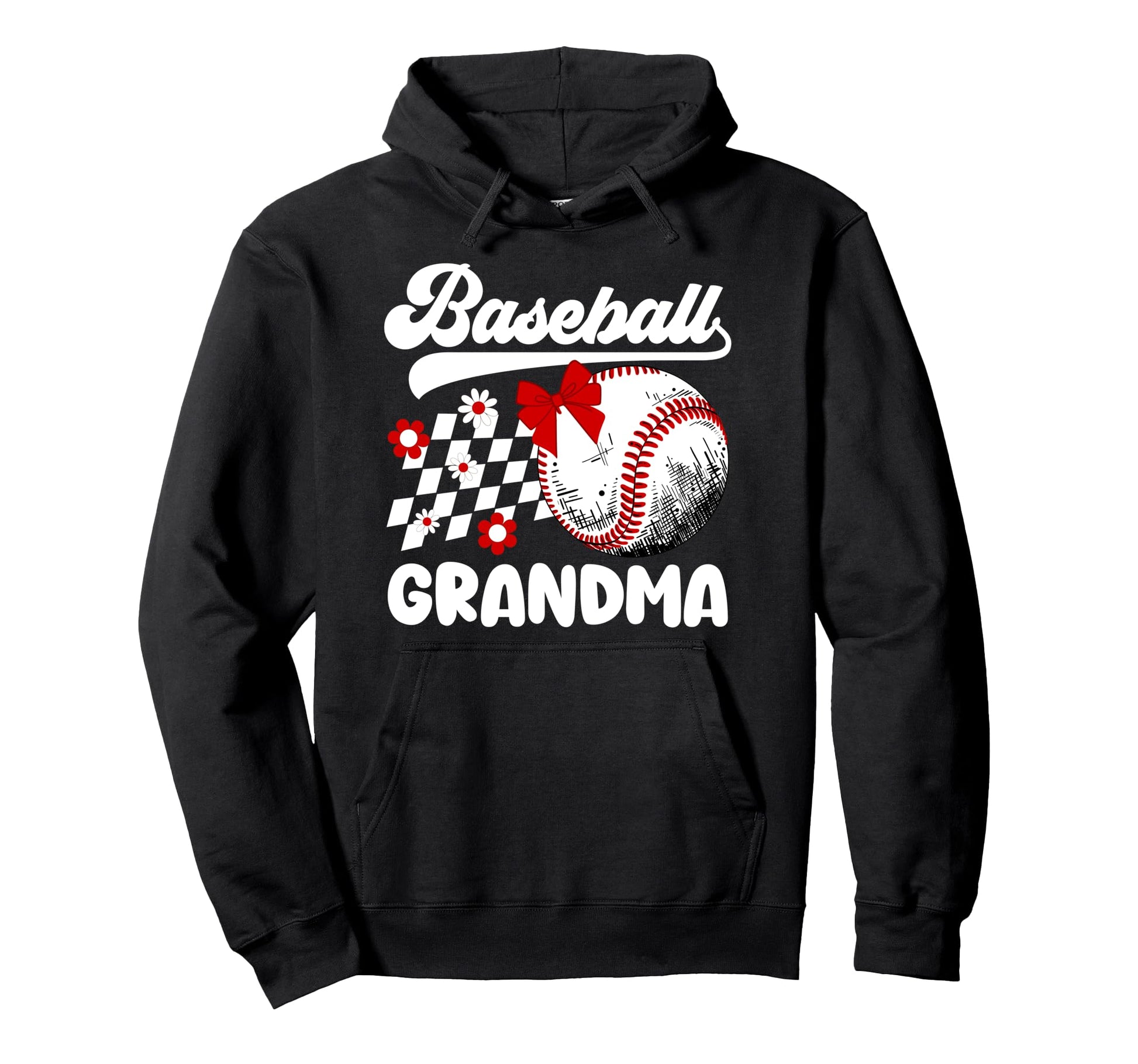 Baseball Grandma Baseball Player Hoodie - Custom Art Print Men Women - T-Shirt, Sweatshirt, Hoodie