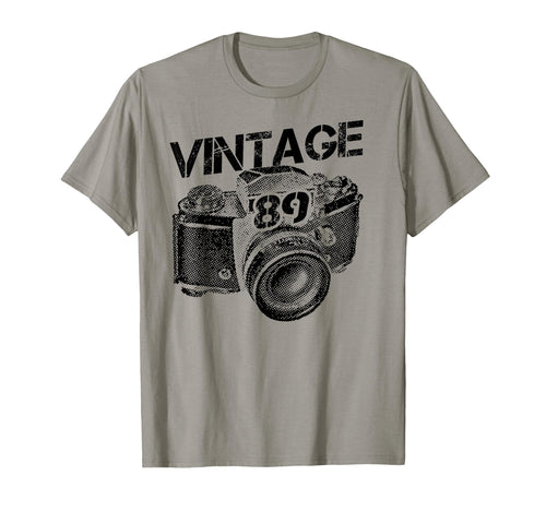 30Th Birthday 30 Years Old Camera T-Shirt - Custom Art Print for Adults - T-Shirt, Sweatshirt, Hoodie