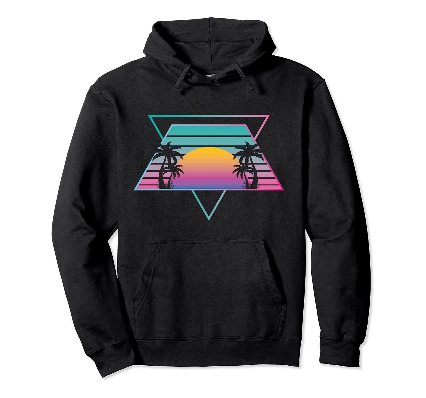 Vaporwave Aesthetic 80S 90S Art Sunset Hoodie - Streetwear Style Unisex - T-Shirt, Sweatshirt, Hoodie