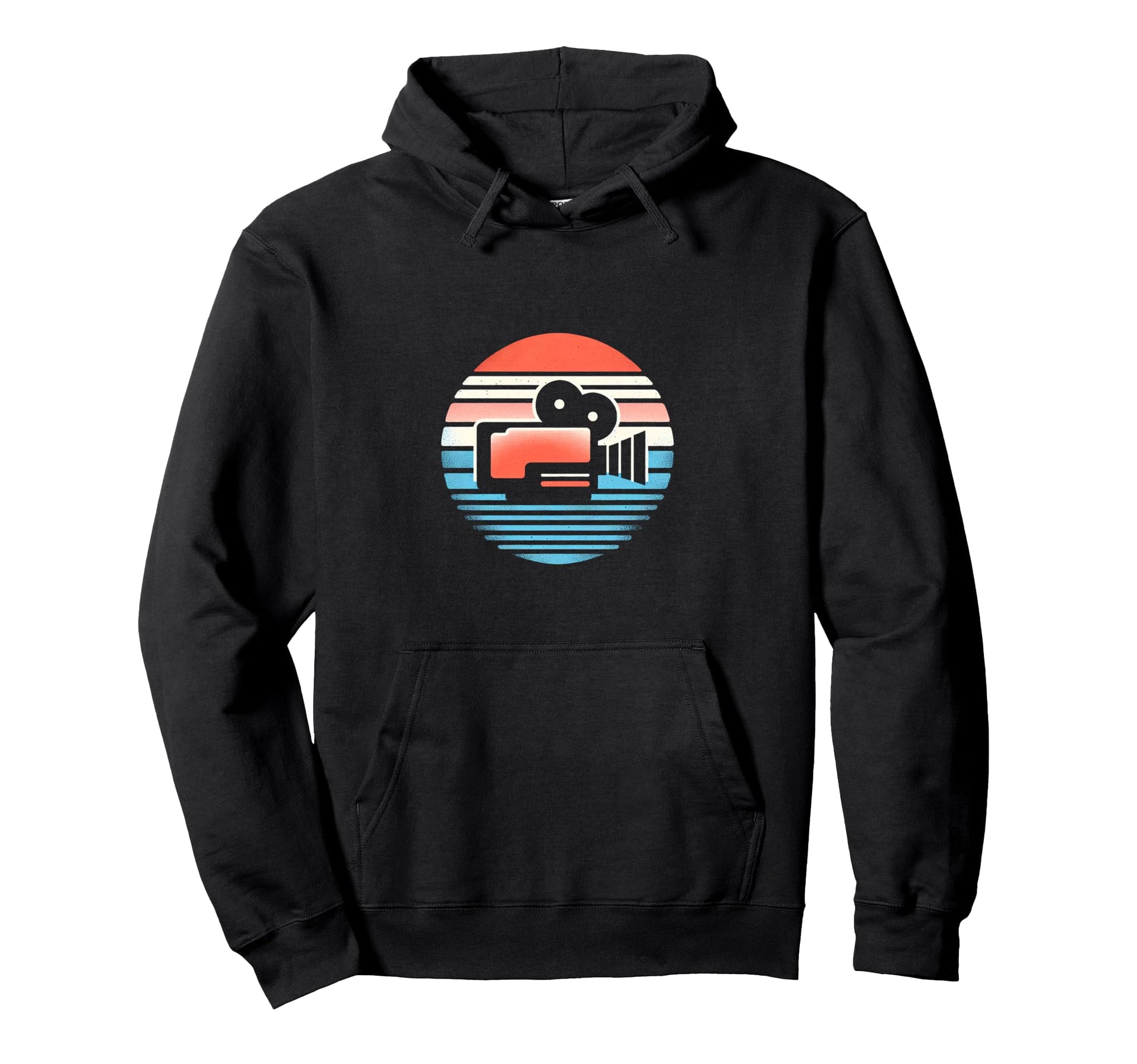 Camera Sunset Hoodie - Graphic Print Men Women - T-Shirt, Sweatshirt, Hoodie