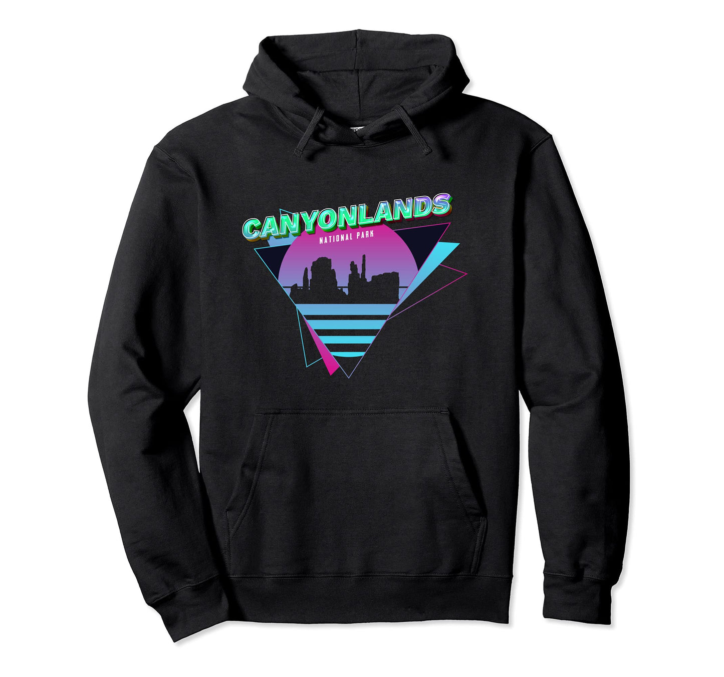 Vaporwave Canyonlands National Park Hoodie - Custom Art Print for Adults - T-Shirt, Sweatshirt, Hoodie
