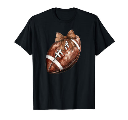 Coquette Bow Funny Football Lover Game T-Shirt - Novelty Apparel Unisex - T-Shirt, Sweatshirt, Hoodie