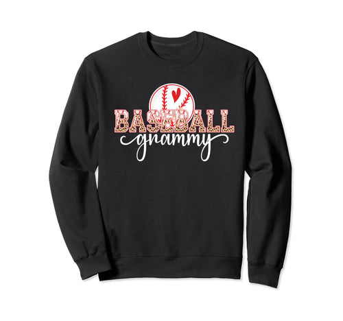 Baseball Grammy Leopard Grandma Sweatshirt - Minimalist Print Unisex - T-Shirt, Sweatshirt, Hoodie