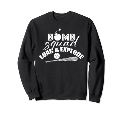 Bomb Squad Load And Explore Sweatshirt - Fun Novelty Design for Adults - T-Shirt, Sweatshirt, Hoodie