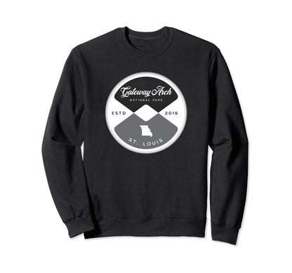 Gateway Arch National Park St Louis Sweatshirt - Aesthetic Graphic Unisex - T-Shirt, Sweatshirt, Hoodie