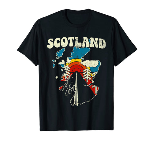 Scotland Scottish Country Rainbow T-Shirt - Custom Art Print for Adults - T-Shirt, Sweatshirt, Hoodie