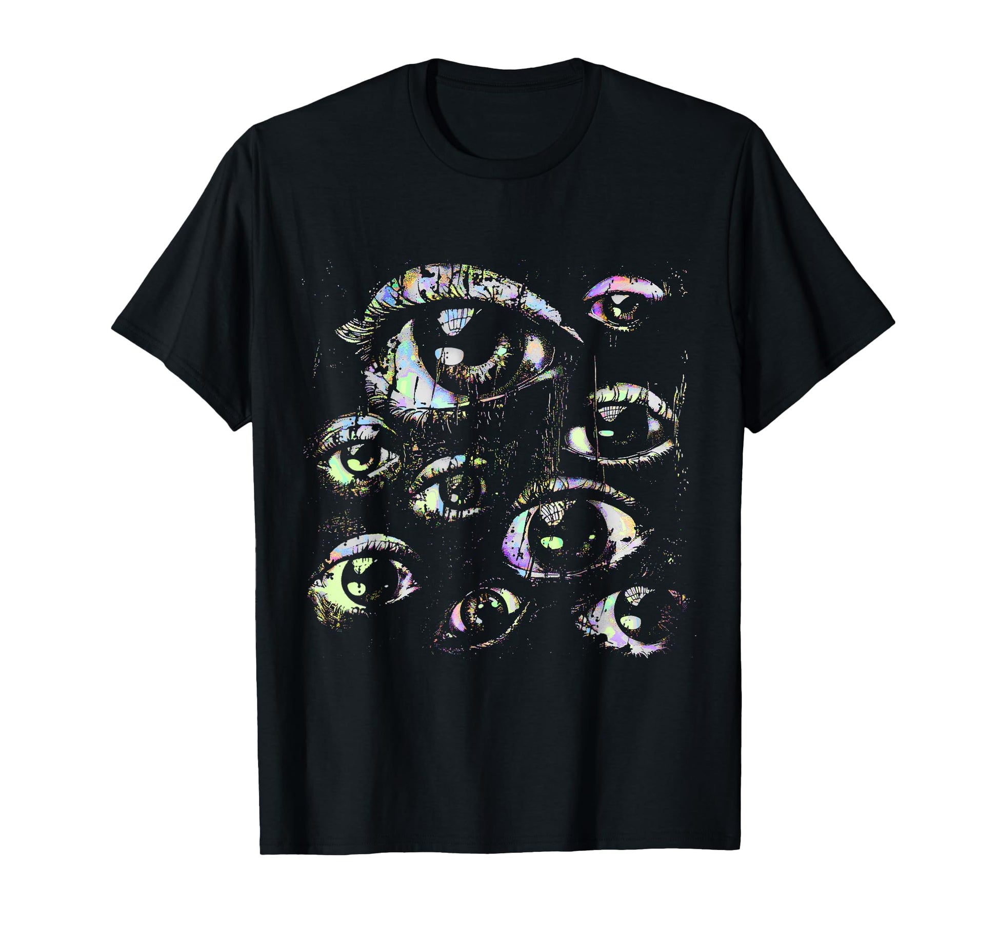 Eyes Pastel Goth Weird Grunge Alt Y2K T-Shirt - Unique Graphic for Adults - T-Shirt, Sweatshirt, Hoodie