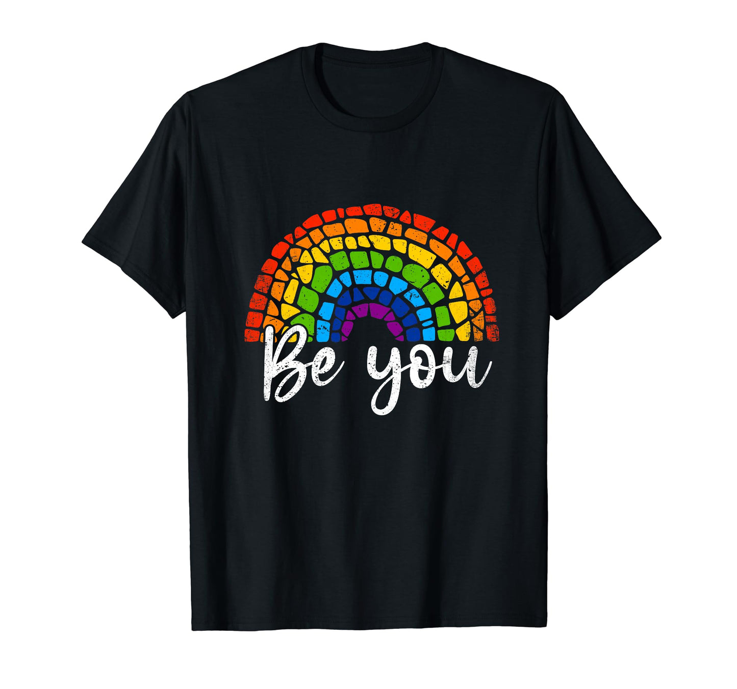 Lgbtq Be You Gay Pride Lgbt Ally Rainbow T-Shirt - Trendy Graphic Unisex - T-Shirt, Sweatshirt, Hoodie