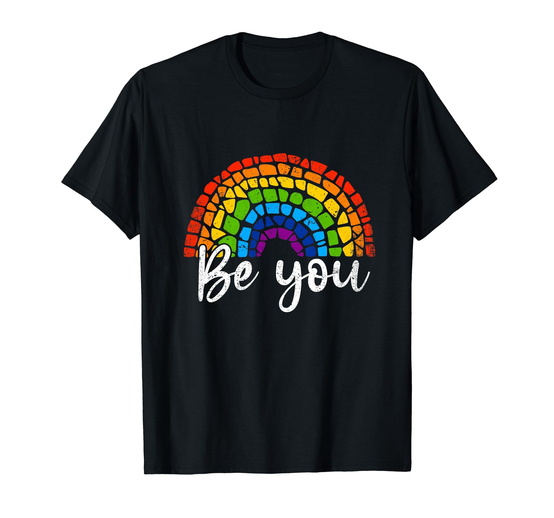 Lgbtq Be You Gay Pride Lgbt Ally Rainbow T-Shirt - Trendy Graphic Unisex - T-Shirt, Sweatshirt, Hoodie