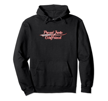 Proud Jrotc Girlfriend Varsity Hoodie - Fun Novelty Design for Adults - T-Shirt, Sweatshirt, Hoodie