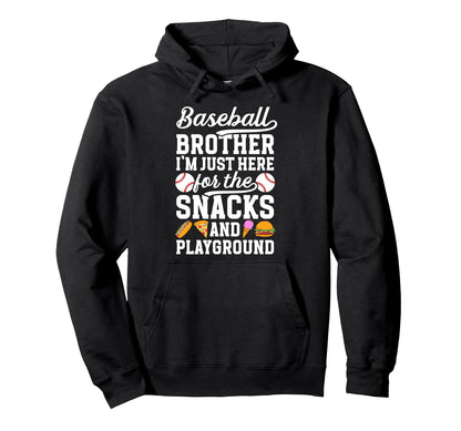 Funny Baseball Brother Baseball Players Hoodie - Novelty Apparel Unisex - T-Shirt, Sweatshirt, Hoodie