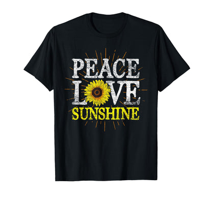 Flower Blossom Lover Hippie Peace Love T-Shirt - Unique Graphic for Adults - T-Shirt, Sweatshirt, Hoodie