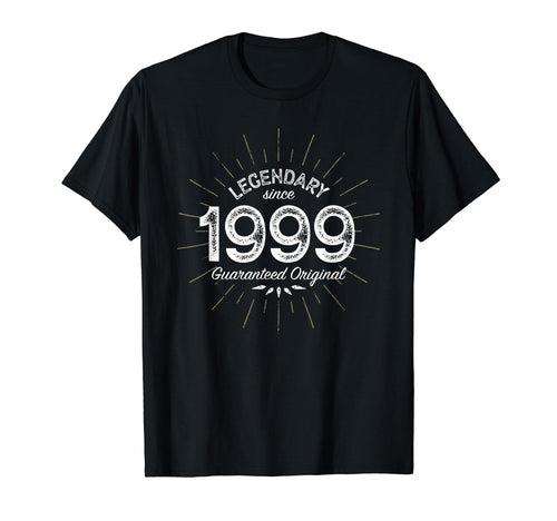 Legendary Since 1999 Birth Year T-Shirt - Unique Graphic Men Women - T-Shirt, Sweatshirt, Hoodie