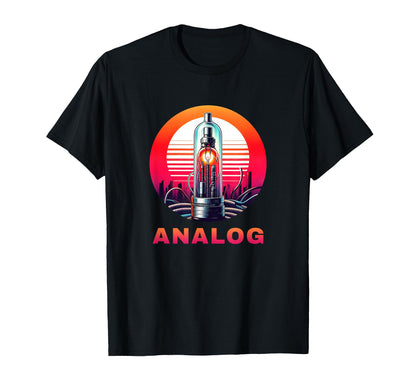 Synthesizer Vacuum Tube Amp Analog T-Shirt - Unique Graphic for Adults - T-Shirt, Sweatshirt, Hoodie