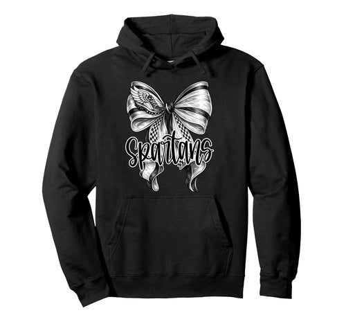 Spartans Track Mom Cross Country Bow Sports Hoodie - Trendy Graphic Unisex - T-Shirt, Sweatshirt, Hoodie