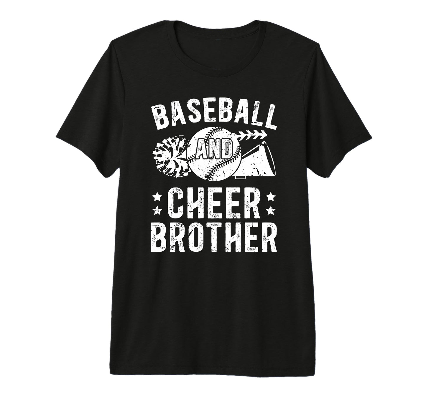 Baseball And Cheer Brother T-Shirt - Casual Everyday Wear Men Women - T-Shirt, Sweatshirt, Hoodie