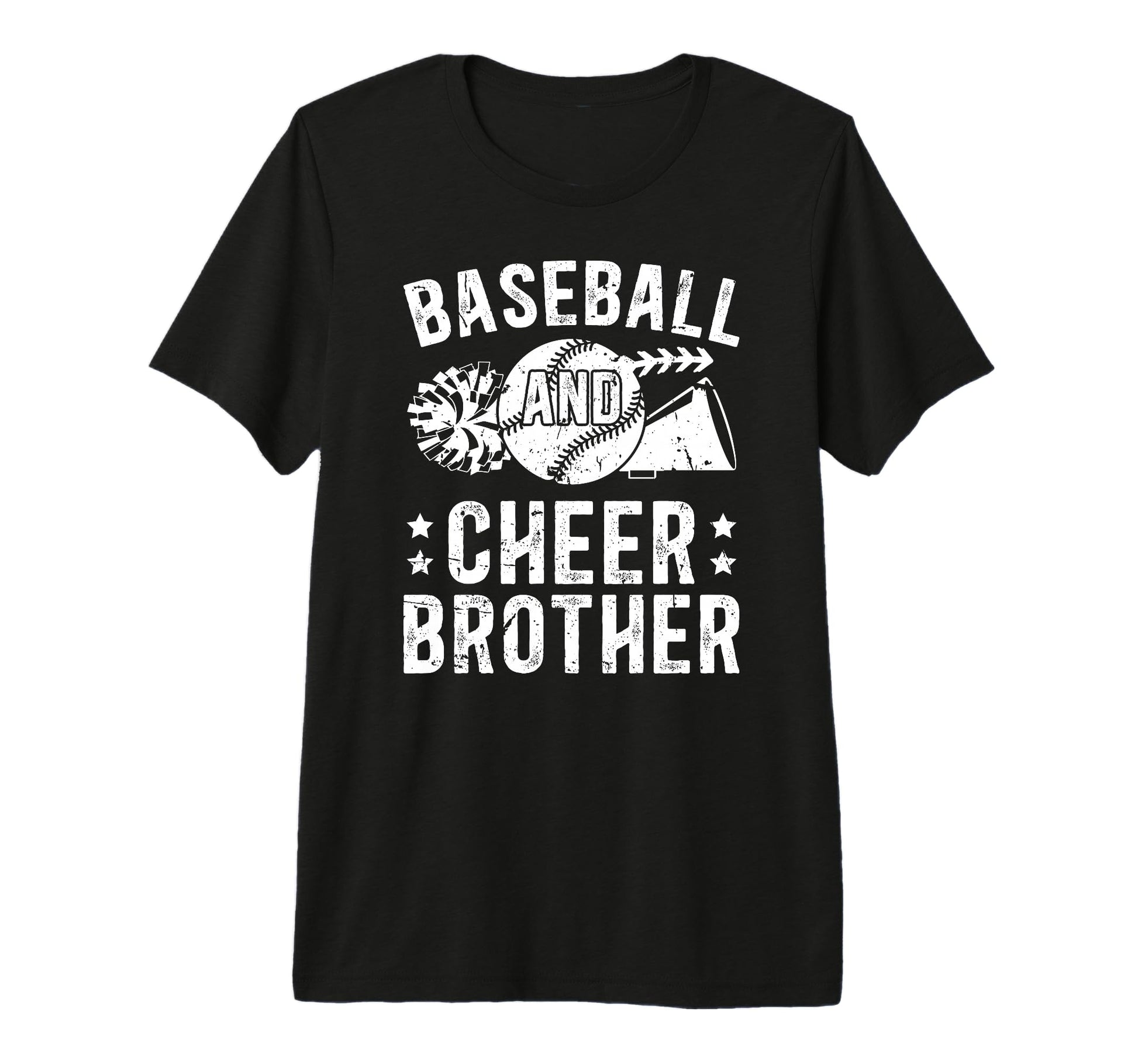 Baseball And Cheer Brother T-Shirt - Casual Everyday Wear Men Women - T-Shirt, Sweatshirt, Hoodie