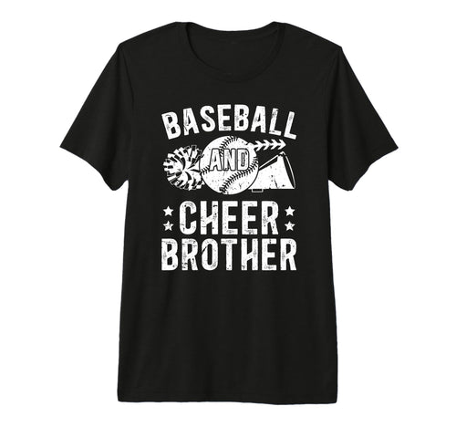 Baseball And Cheer Brother T-Shirt - Casual Everyday Wear Men Women - T-Shirt, Sweatshirt, Hoodie