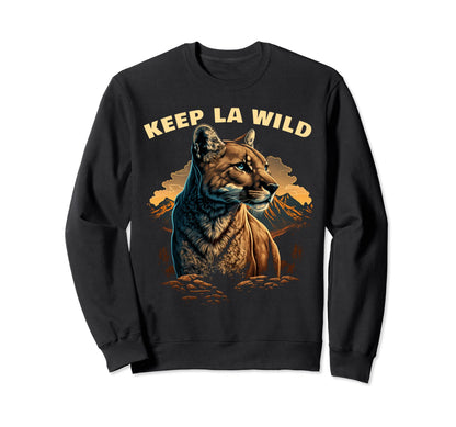 P 22 Mountain Lion Silver Lake Peace Sweatshirt - Graphic Print for Adults - T-Shirt, Sweatshirt, Hoodie