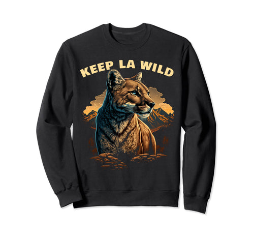 P 22 Mountain Lion Silver Lake Peace Sweatshirt - Graphic Print for Adults - T-Shirt, Sweatshirt, Hoodie