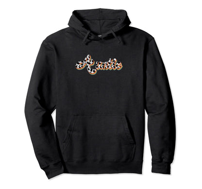 Auntie Cow Aunt Mothers Day Matching Hoodie - Aesthetic Graphic Men Women - T-Shirt, Sweatshirt, Hoodie
