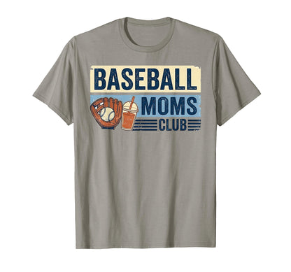 Baseball Moms Club Ballpark Life T-Shirt - Unique Graphic Men Women - T-Shirt, Sweatshirt, Hoodie