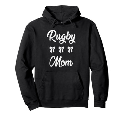 Rugby Mom Rugby Player Sports Moms Hoodie - Unique Graphic Men Women - T-Shirt, Sweatshirt, Hoodie
