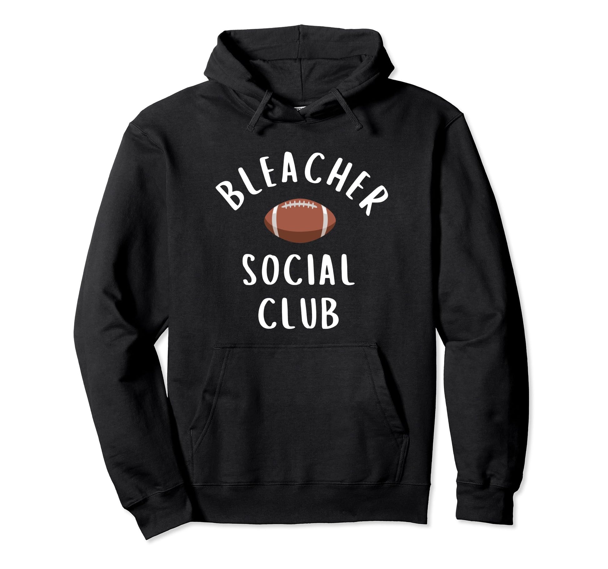 Bleacher Social Club Football Mom Game Hoodie - Graphic Print for Adults - T-Shirt, Sweatshirt, Hoodie