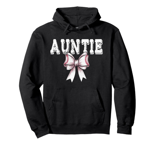 Coquette Baseball Bow Mom Sister Grandma Hoodie - Unique Graphic Men Women - T-Shirt, Sweatshirt, Hoodie