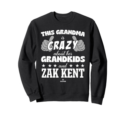 Grandma Crazy Zak Kent Sweatshirt - Casual Everyday Wear Men Women - T-Shirt, Sweatshirt, Hoodie