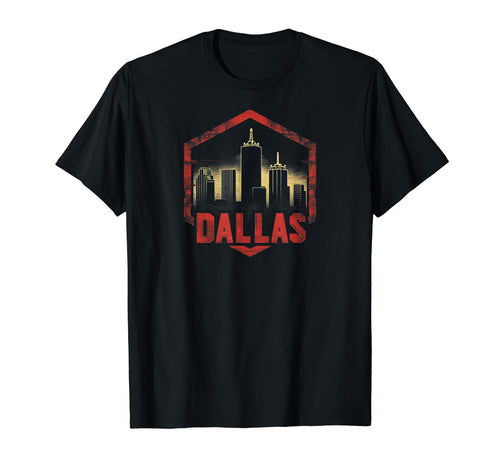 Dallas Grit 90S Grunge Urbandecay Mens T-Shirt - Graphic Print for Adults - T-Shirt, Sweatshirt, Hoodie