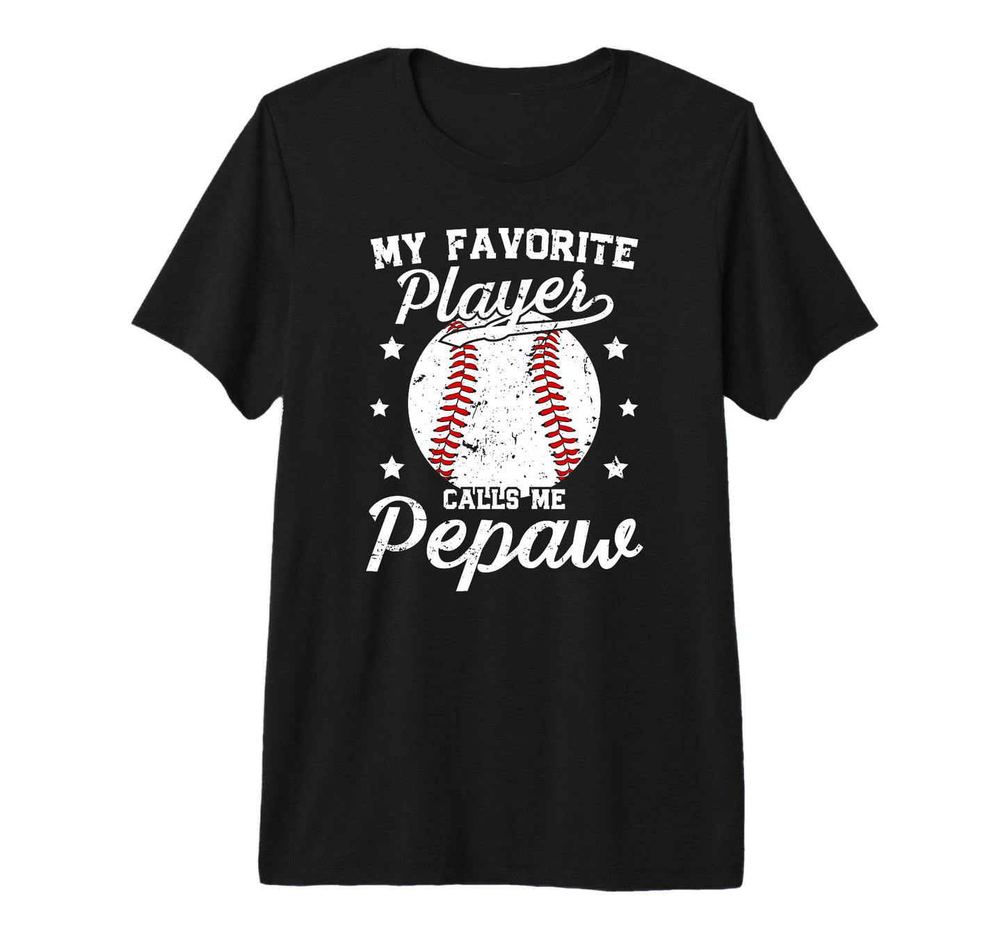 Mens My Favorite Baseball Player Pepaw T-Shirt - Trendy Graphic Unisex - T-Shirt, Sweatshirt, Hoodie