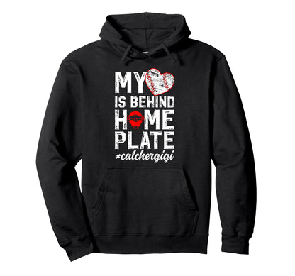 Proud Baseball Catcher Gigi Hoodie - Casual Everyday Wear Men Women - T-Shirt, Sweatshirt, Hoodie