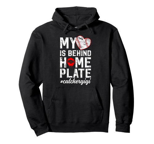 Proud Baseball Catcher Gigi Hoodie - Casual Everyday Wear Men Women - T-Shirt, Sweatshirt, Hoodie