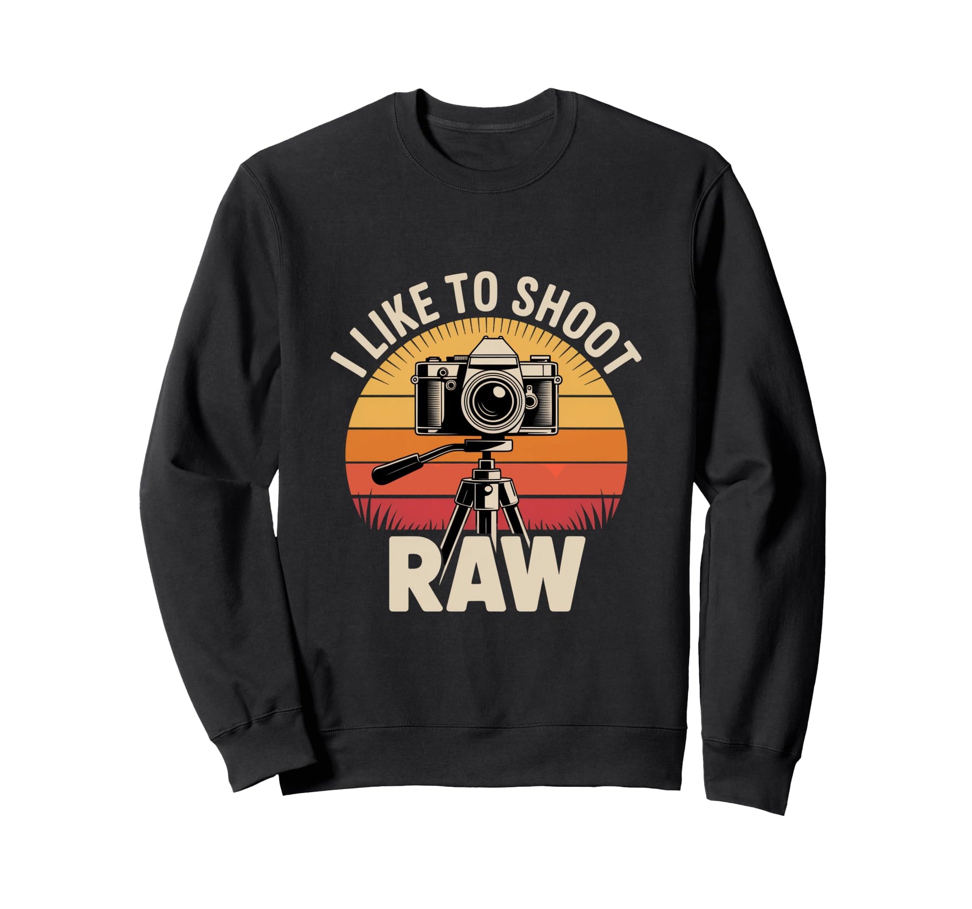 I Like To Shoot Raw Camera Art Sweatshirt - Novelty Apparel Men Women - T-Shirt, Sweatshirt, Hoodie