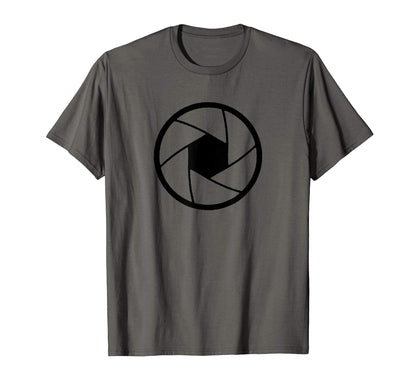 Minimalist Camera Shutter Simple T-Shirt - Custom Art Print Men Women - T-Shirt, Sweatshirt, Hoodie