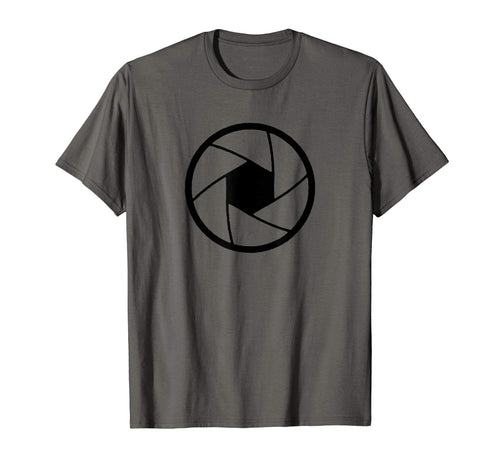 Minimalist Camera Shutter Simple T-Shirt - Custom Art Print Men Women - T-Shirt, Sweatshirt, Hoodie
