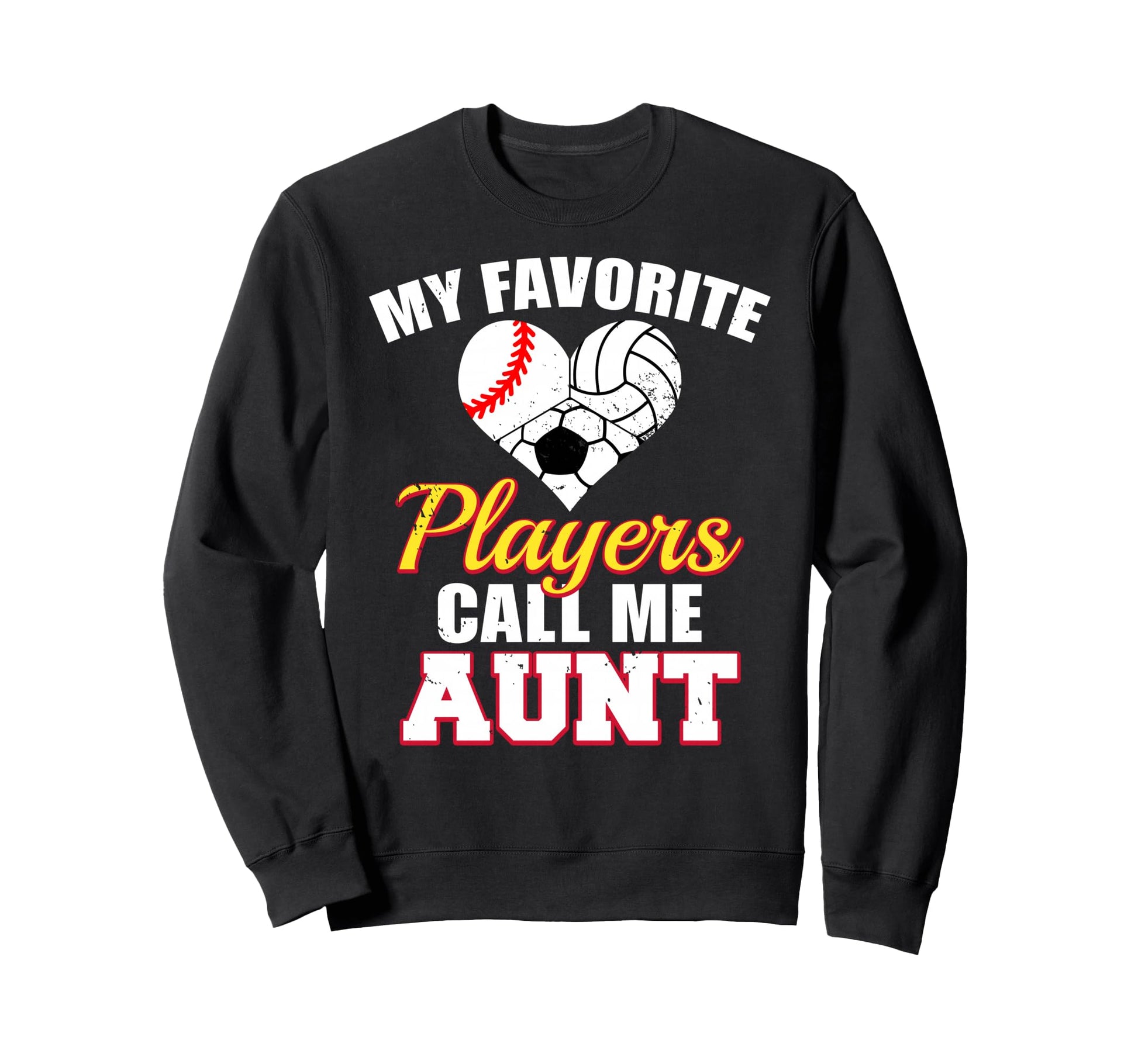 My Favorite Baseball Volleyball Sweatshirt - Unique Graphic Men Women - T-Shirt, Sweatshirt, Hoodie