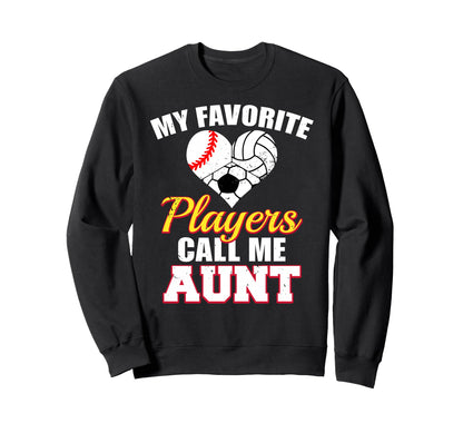 My Favorite Baseball Volleyball Sweatshirt - Unique Graphic Men Women - T-Shirt, Sweatshirt, Hoodie