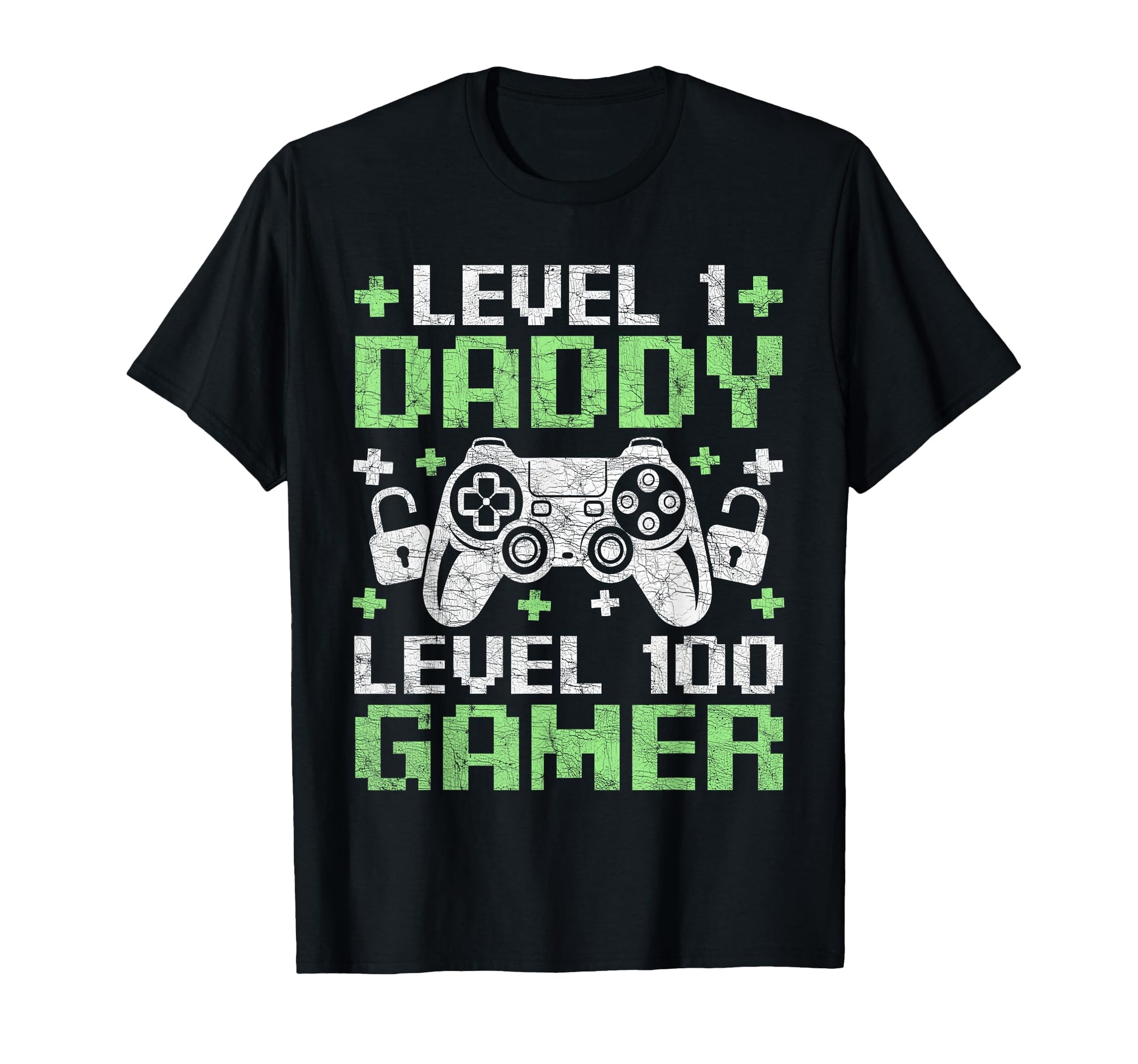 Gamer Dad Fathers Day Level 1 Daddy T-Shirt - Fun Novelty Design Unisex - T-Shirt, Sweatshirt, Hoodie